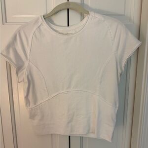 Women's White Short Sleeve Top Free People